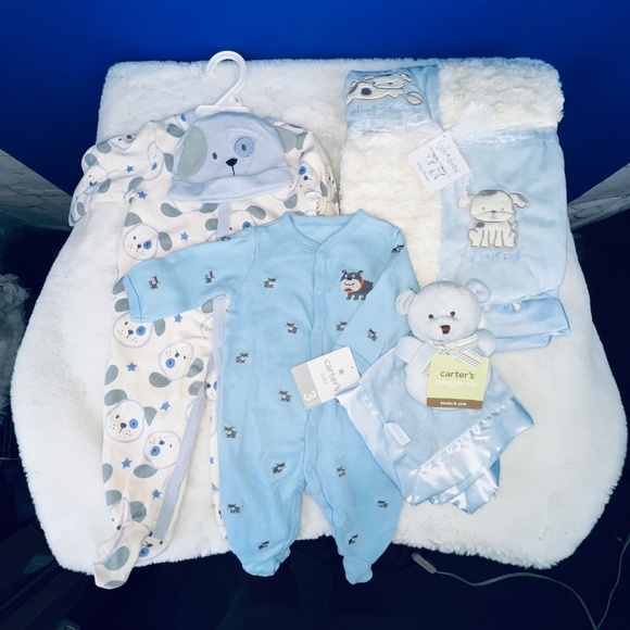 Brand New Fancy Baby Gift Bags 5 Large 2 Small - Picture 12 of 15